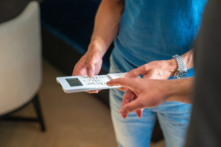 Airco uitleg op afstandsbediening